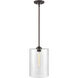 Moven 1 Light 9 inch Rubbed Bronze Mini Pendant Ceiling Light
